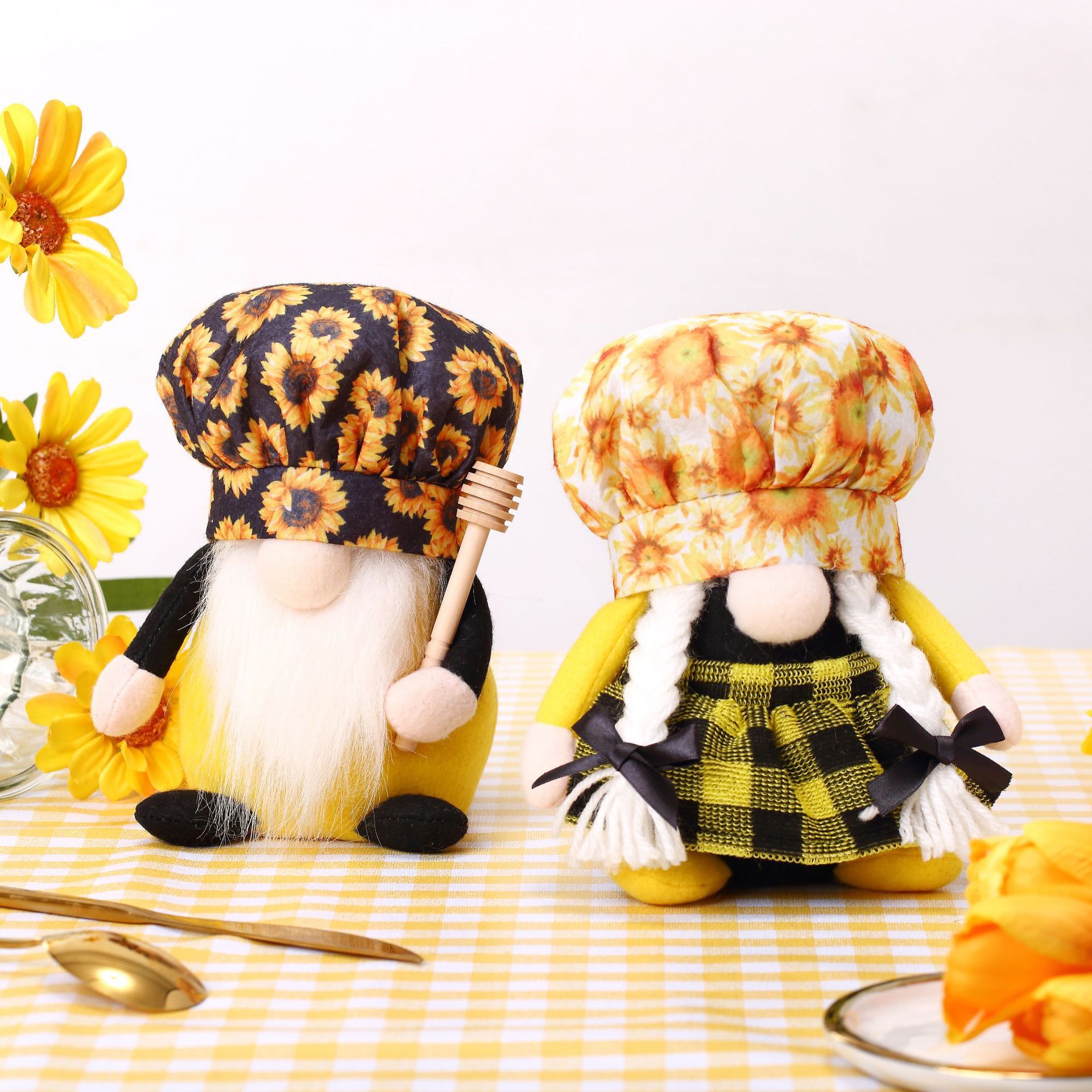 Bee Festival Plush Beard Faceless Old Man Doll