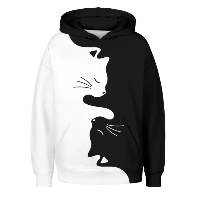 Hooded Long sleeved Sweatshirt Pullover 8 Style - Shop at LoveMi