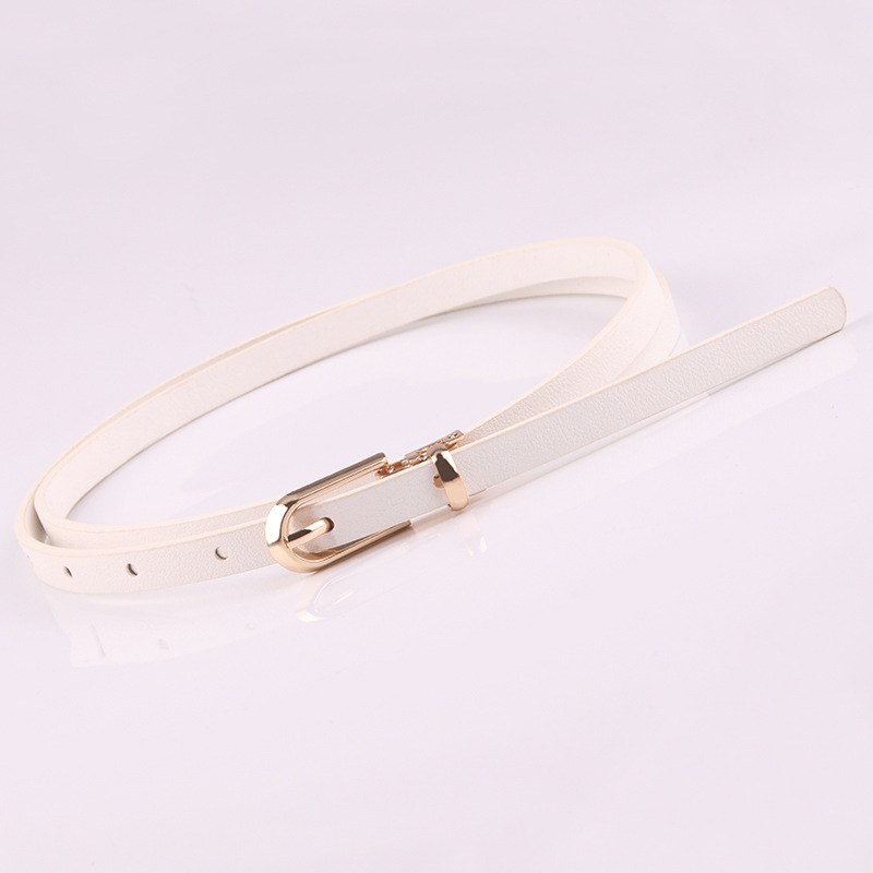 Title 9, Sweater Thin Belt Ladies All-match Pin Buckle P...