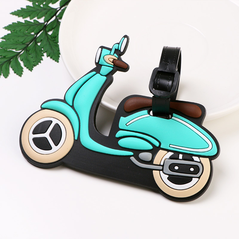 Creative Silicone Cartoon Suitcase Strap With Boarding Pass
