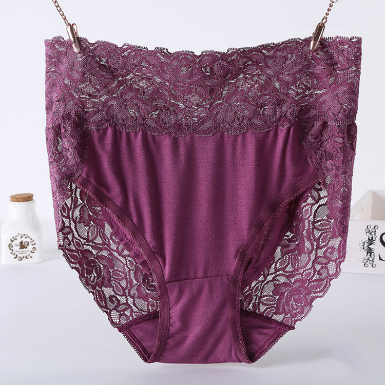 Title 3, Plus Size Modal Lace Panties Women