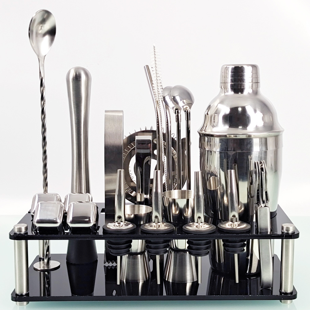 Stainless Steel Cocktail Shaker Set (A-350ml)