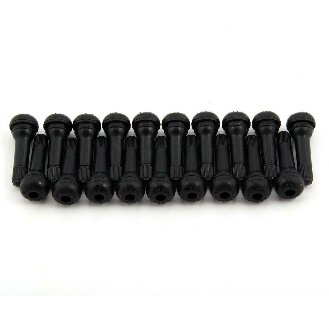 1 00 Pcs TR414 New Tubeless Rubber Car Tyre Wheel Valves Universal Black — image 6