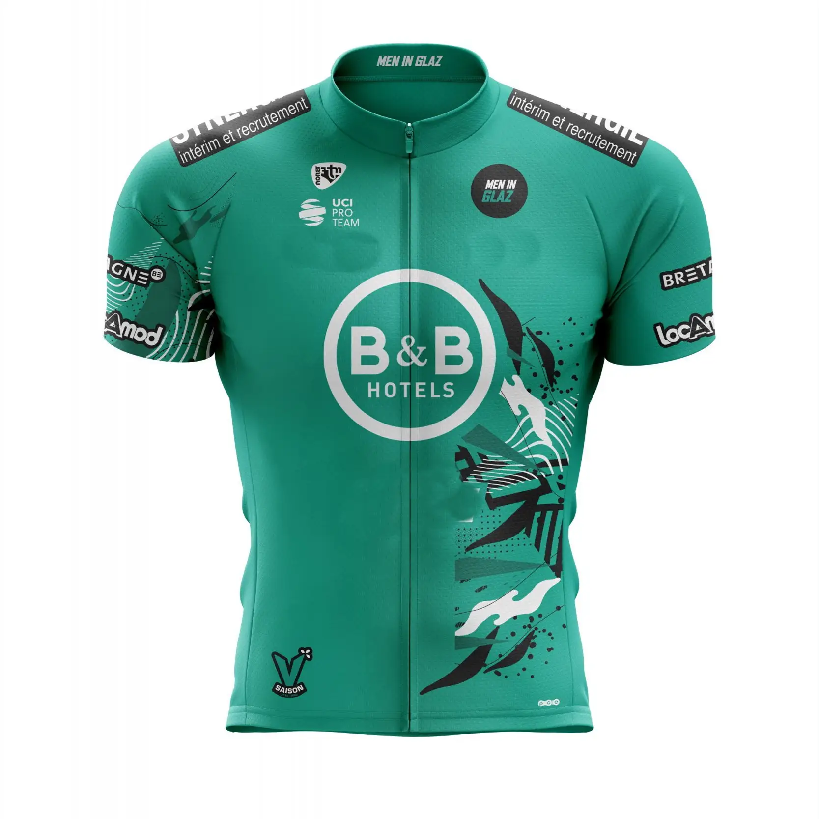 Men's New Style Short-sleeved Cycling Jersey Suit