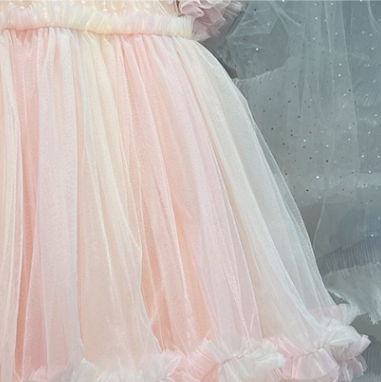 Girl Princess Foreign Style Dress Skirt Rainbow