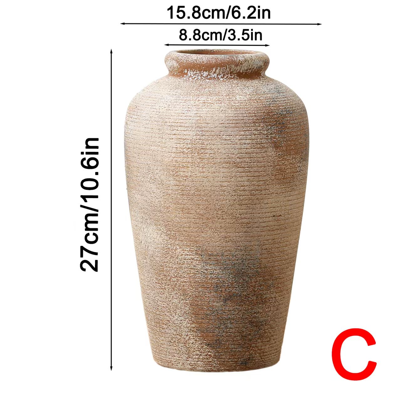 Vintage French Country Ceramic Vase, Creative Decorative Flower Vase, Home Decoration Table Ornament, Ideal For Floral Arrangements