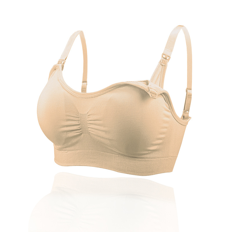 Title 2, Front Button Seamless Nursing Bra Push Up Thin