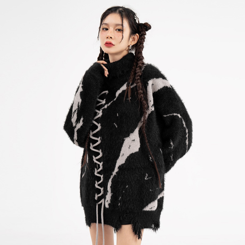 Men's Loose Lazy Turtleneck Sweater