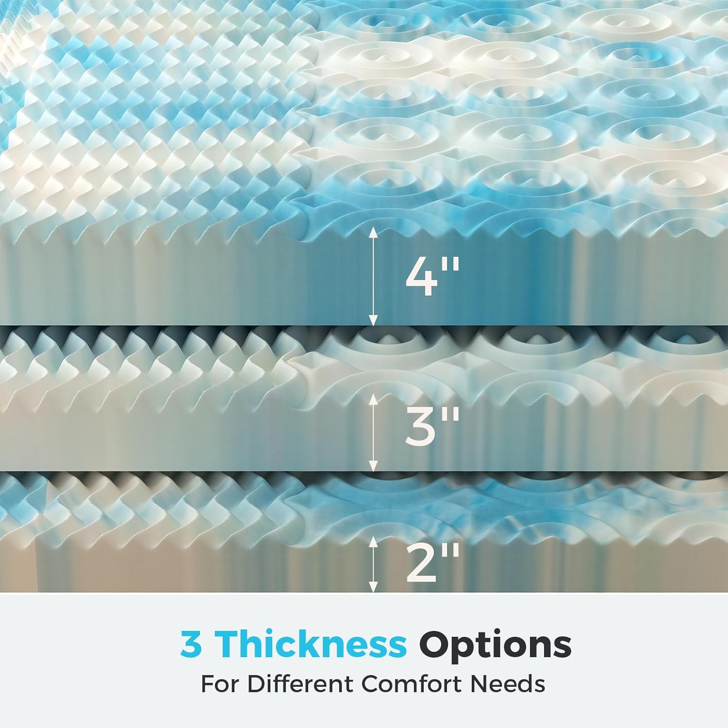 Memory Foam Mattress, A Pressure-relieving Mattress With Cooling Gel image 2