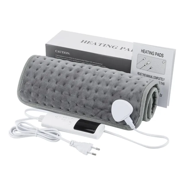 Electric Heating Pad Blanket Timer Heating Pad For Shoulder Neck Back Spine Leg Winter Warm Eu Plug - Shop at LoveMi