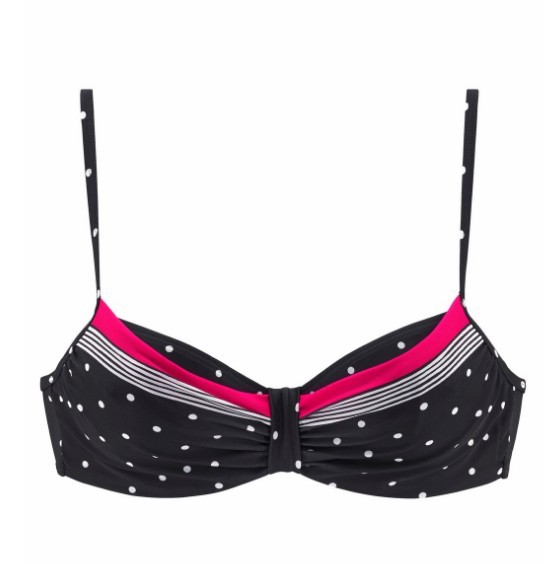 Title 5, Polka Dot Bikini Badpak Met Digitale Print