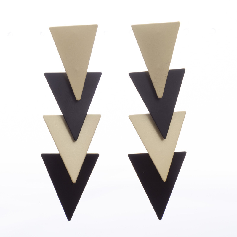 European And American Geometric Retro Cold Wind Earrings