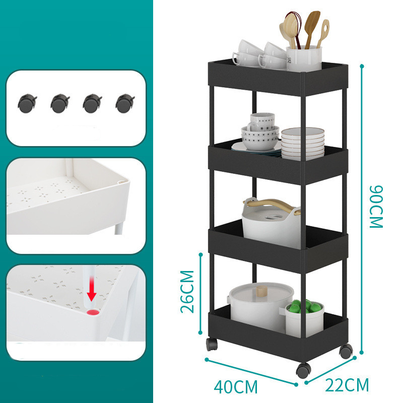 Title 8, Bathroom Kitchen Mobile Trolley Debris Sorting ...