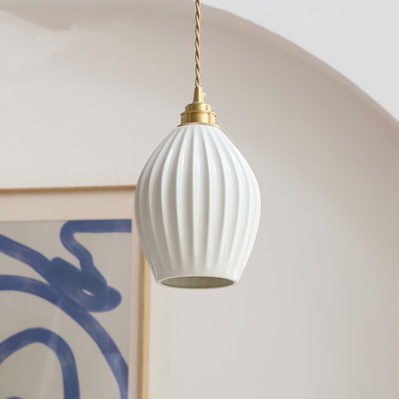 Pure white small lampshade