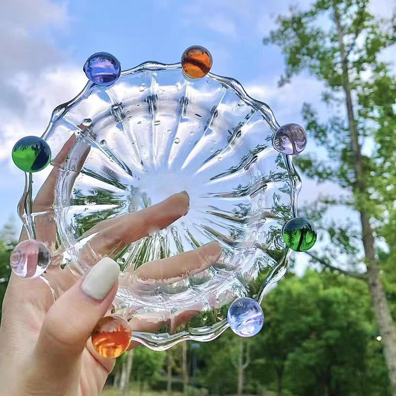 High Borosilicate Glass Bowl Creative Crown Fairy