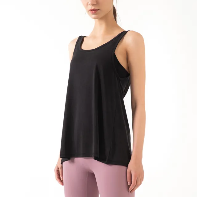 The New Sleeveless Yoga Vest Makes Running Sports Look Thin Pink - Shop at LoveMi