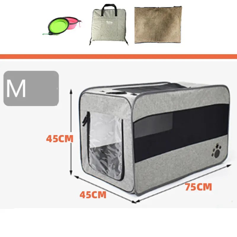Pet Travel Carrier Bag Portable Folding Fabric