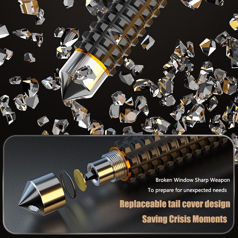 Outdoor Tactical Trekking Poles Retractable Camping Hiking Survival Stick Tools 14