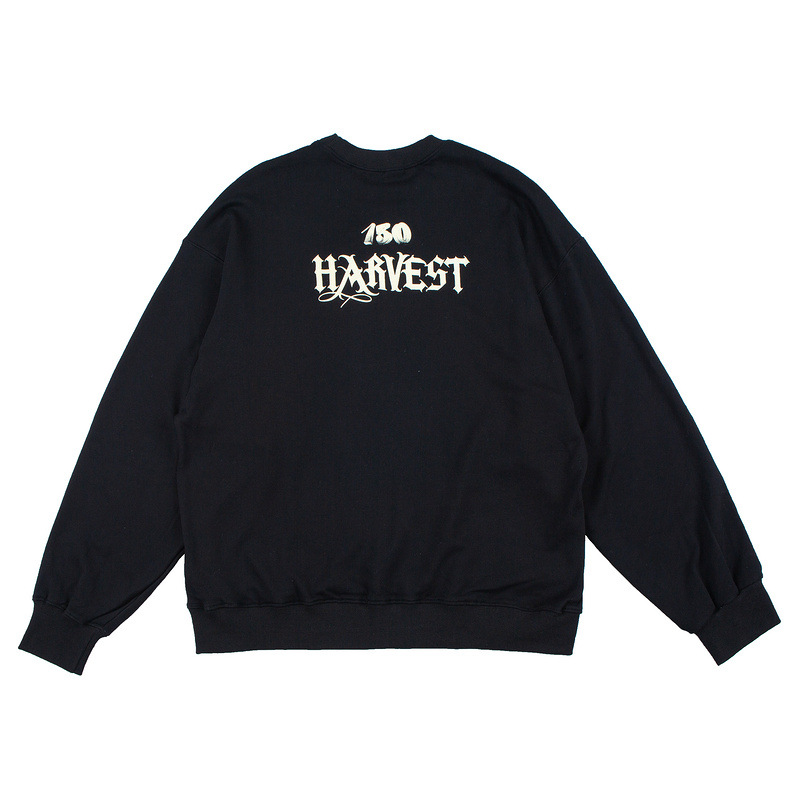 Ghost Claw Print Long Sleeve Round Neck Sweatshirt
