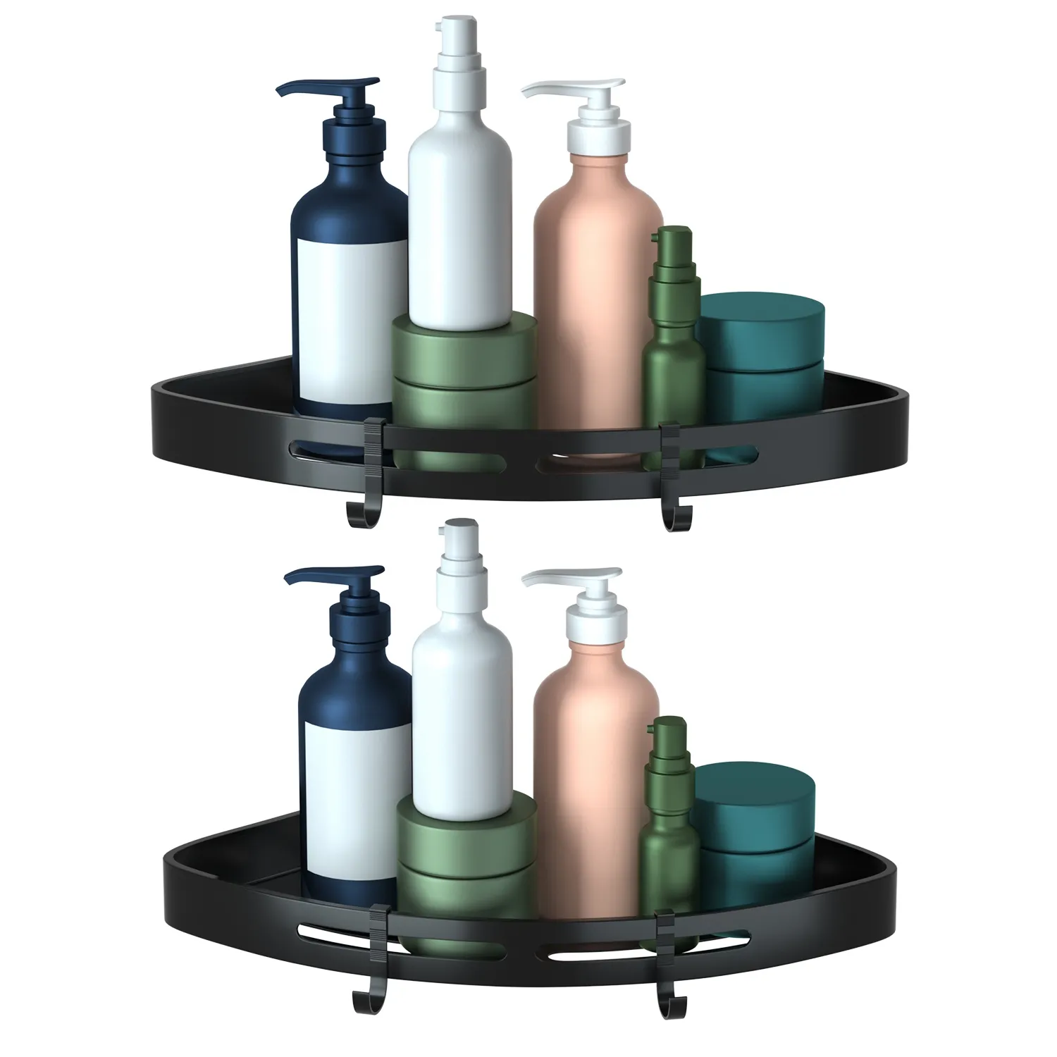 Corner Shower Caddy Shelf Adhesive Bathroom Wall