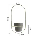 Grey Basin With Gold Frame