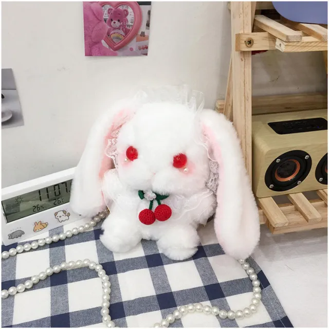Plush Doll Small Shoulder Bag Girl Doll Shoulder Bag Red - Shop at LoveMi