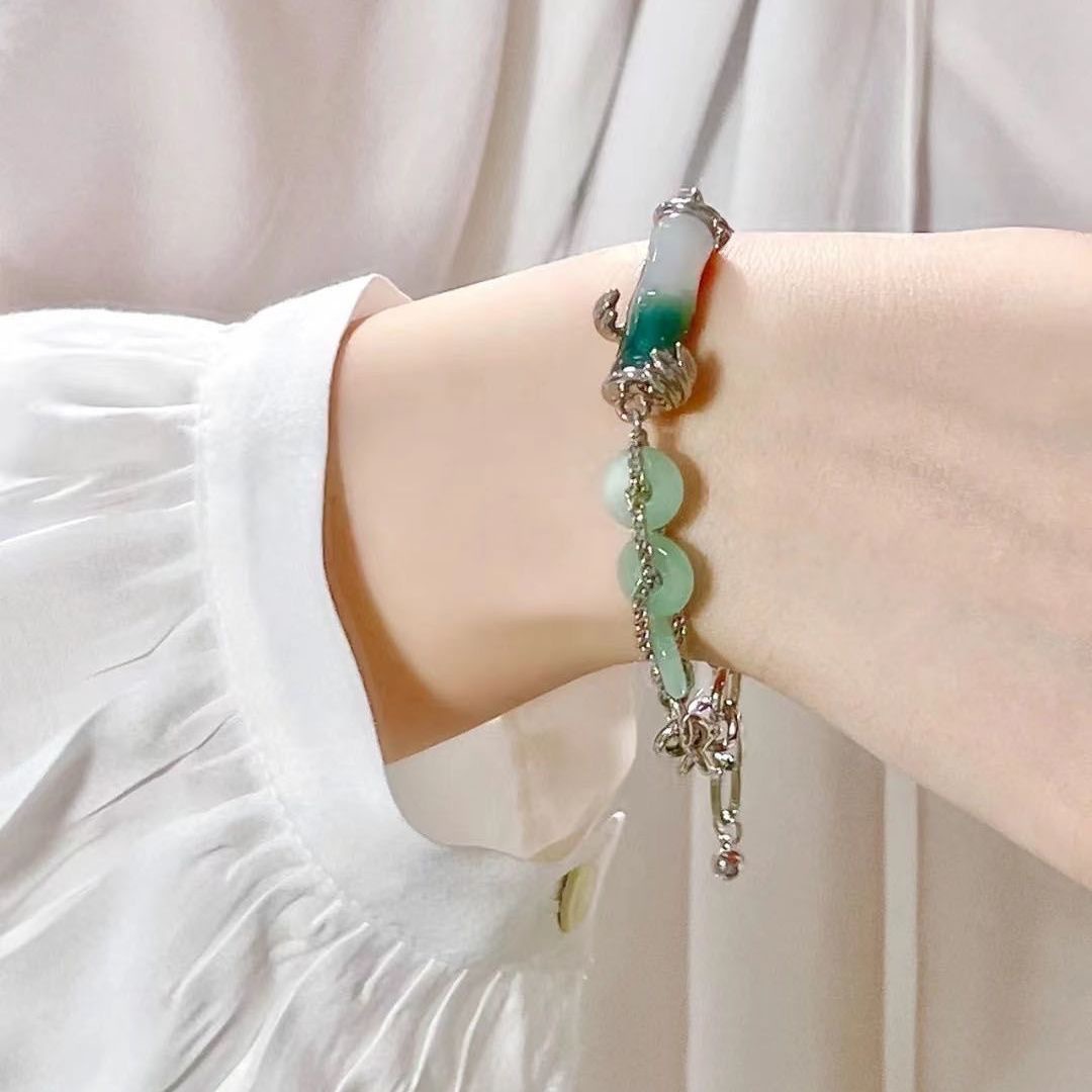 Bamboo An Buckle Bracelet Ink Design