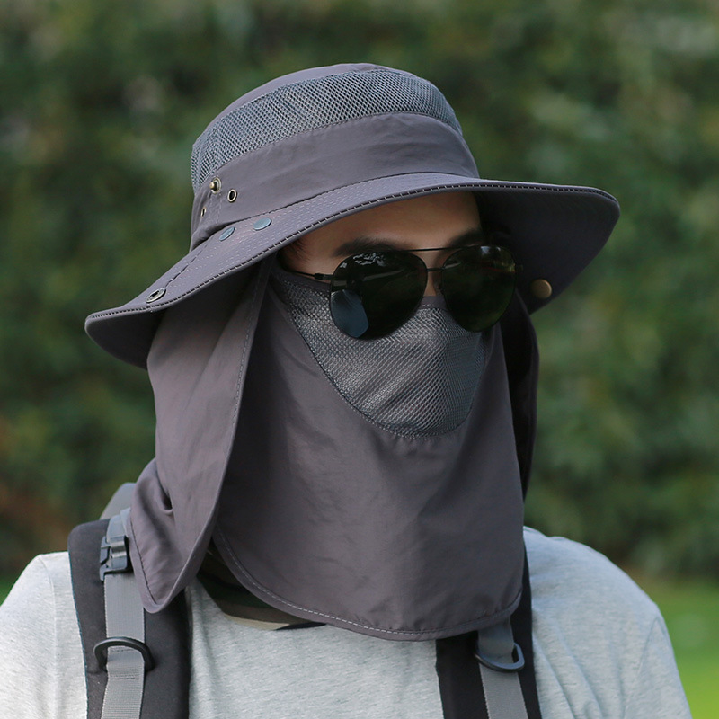 قبعة واقية من الشمس مقاومة للرياح ومناسبة لركوب الدراجات وصيد الأسماك في الصيف، قبعة رقيقة سريعة الجفاف وقابلة للتنفس