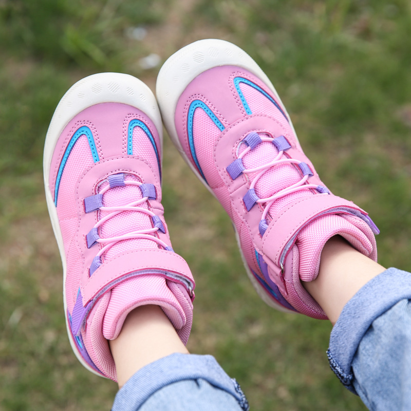 New Fashion High Top Outdoor Children Cotton Casual Shoes - Image 1