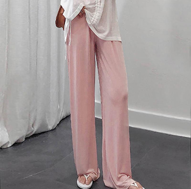 Title 5, High-waisted Loose and Thin Mopping Pants