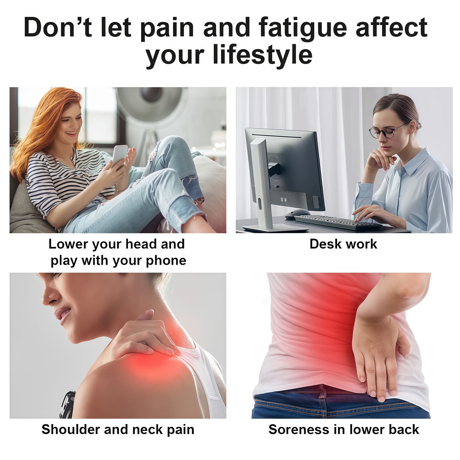 Neck And Shoulder Massager, Shiatsu, Kneading With Heat And 2 Modes