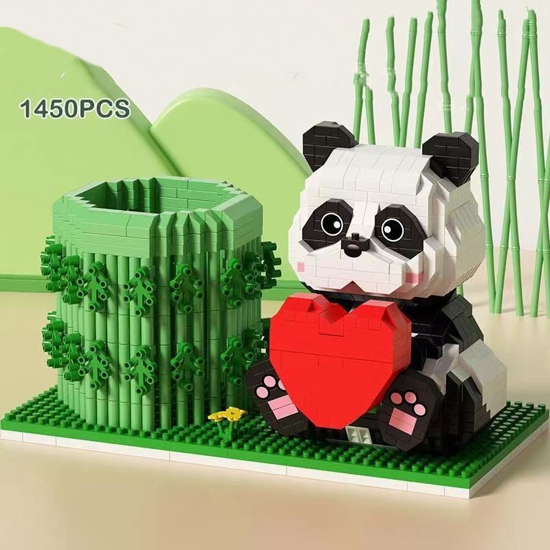 Panda Love pen holder