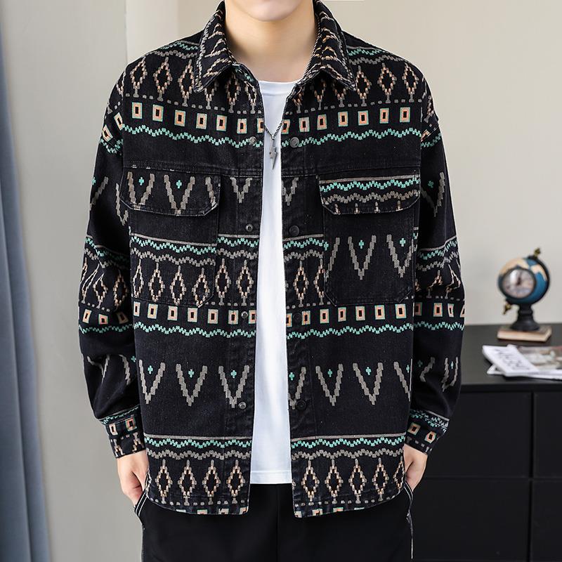 New Boys Denim Jacket Personality Trend Versatile Fashion Top