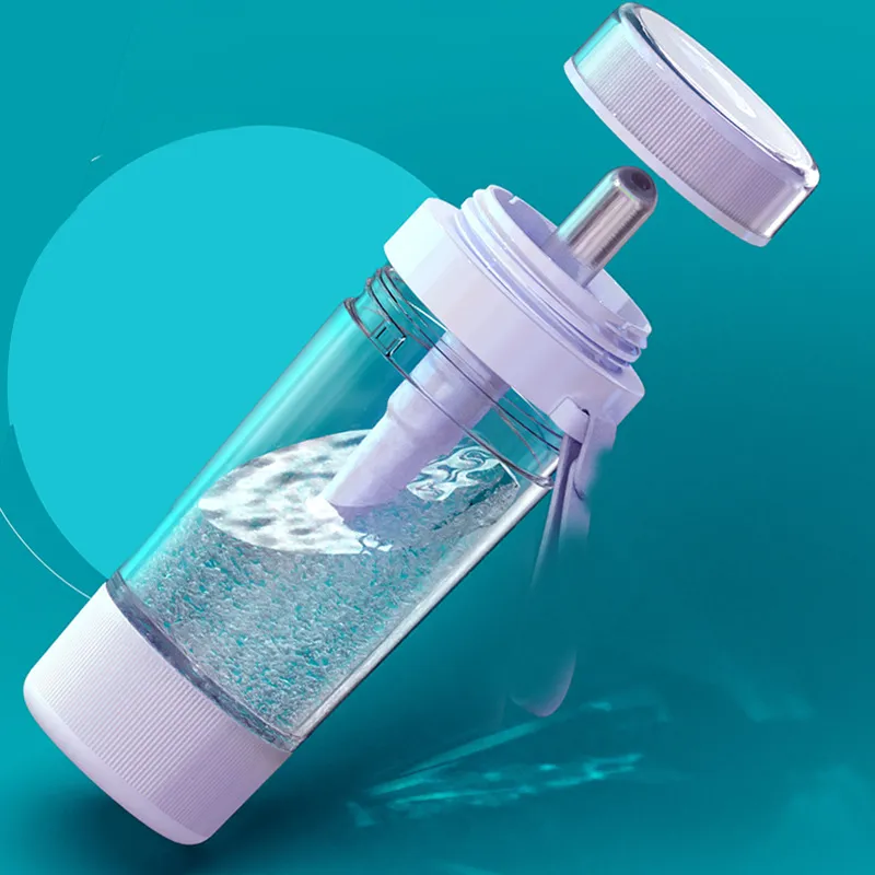 Home Fashion Simple Mini Portable Bubble Cup - Lavender
