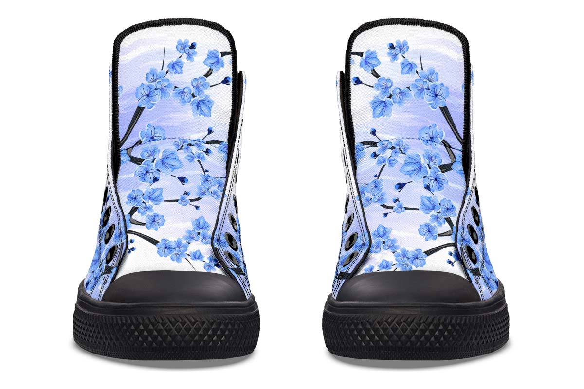 Printed Couple High-top Canvas Shoes