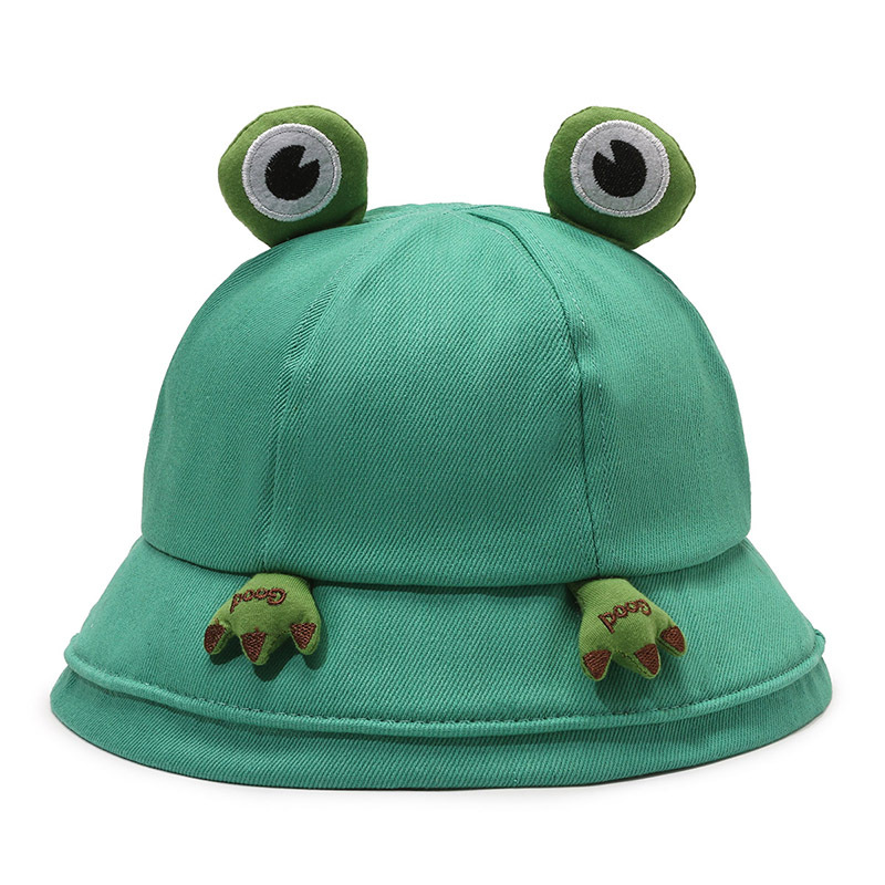 Cute Cartoon Frog Female Fisherman Hat