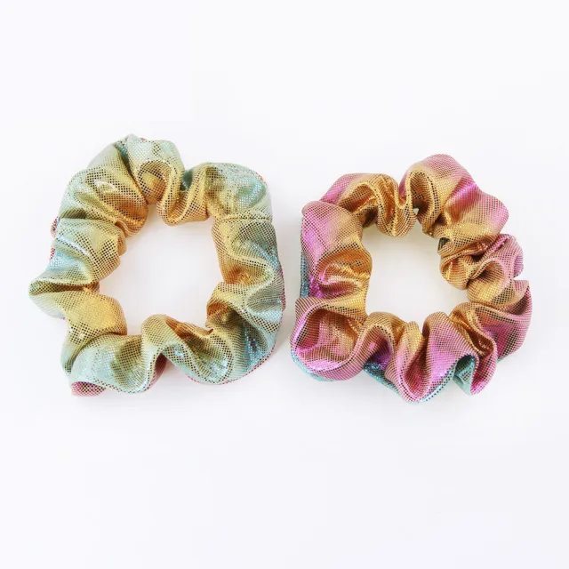 Creative Laser Fabric Handmade Hair Tie Pink Green - Shop at LoveMi