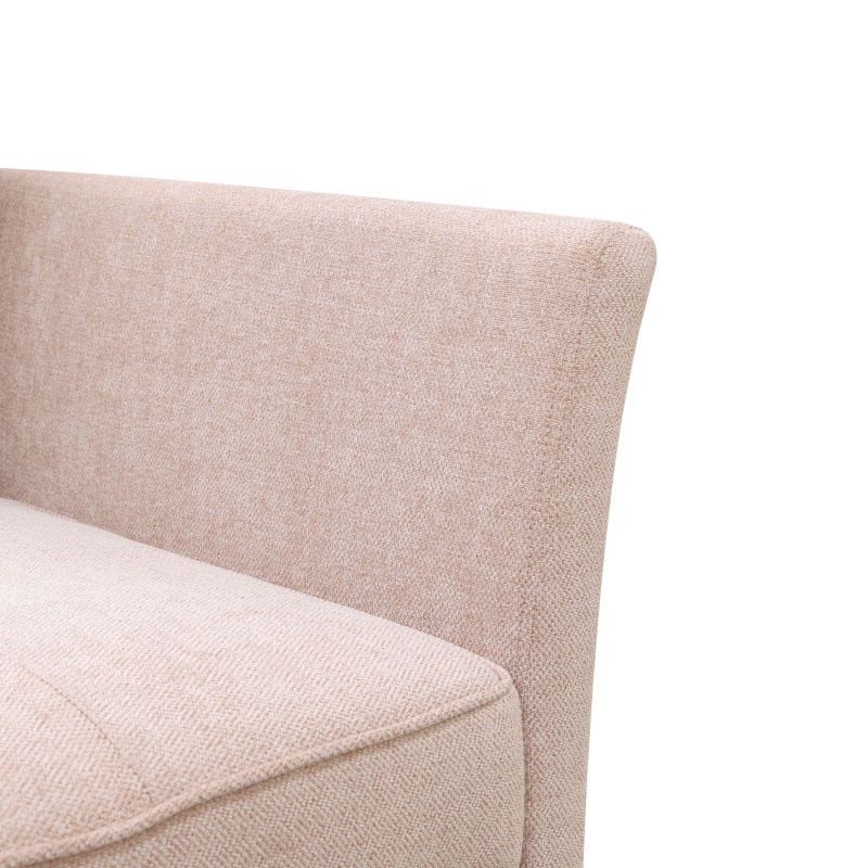 Pickup Only--Pink Sackcloth Living Room Sofabed