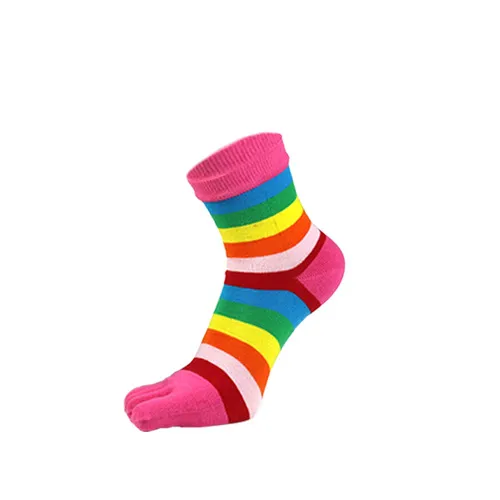 Split Toe Socks Casual Korean New Style Cotton Women's Socks Pink - Shop at LoveMi