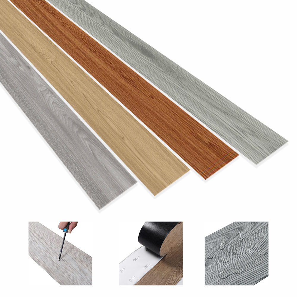 36PCS 5 PVC Floor Tile Stickers, 2.3mm Thickness, Self Adhesive Peel And Stick — image 9