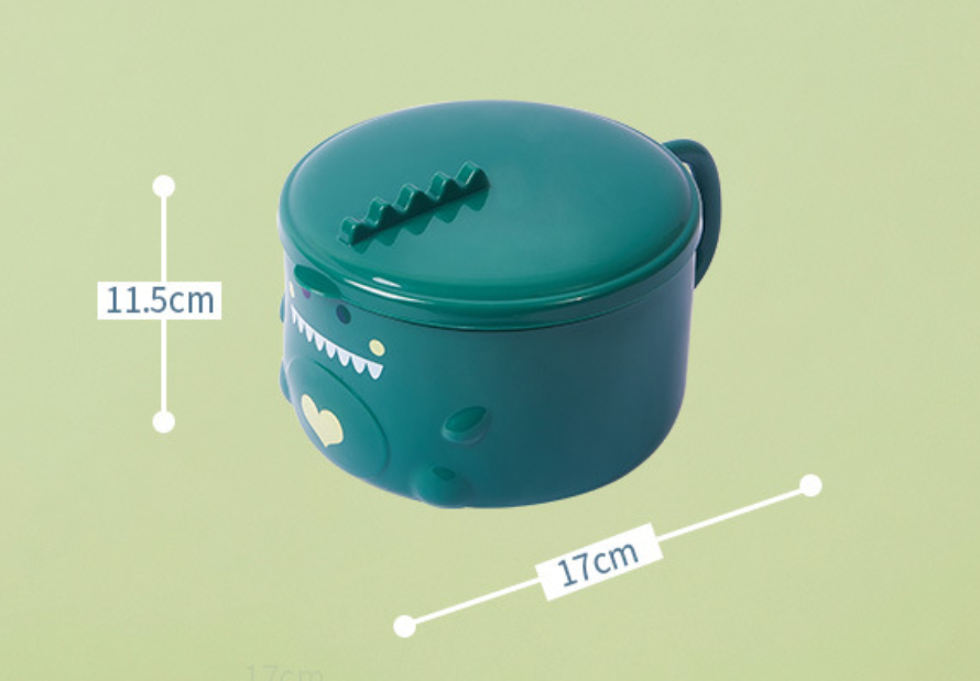 Title 1, Ciotola per noodles istantanei a dinosauro in a...