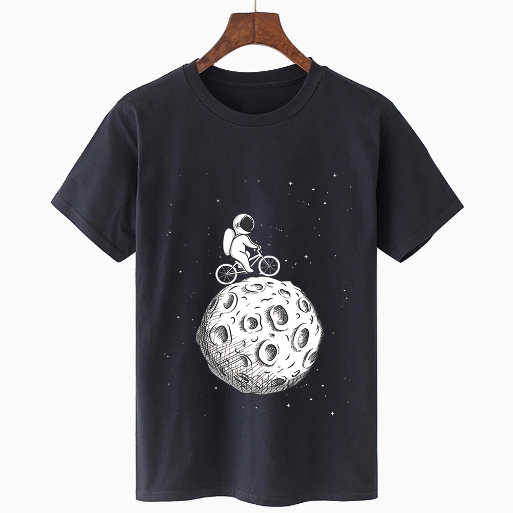 Title 9, Round Neck Short Sleeve Starry Print Oversized ...