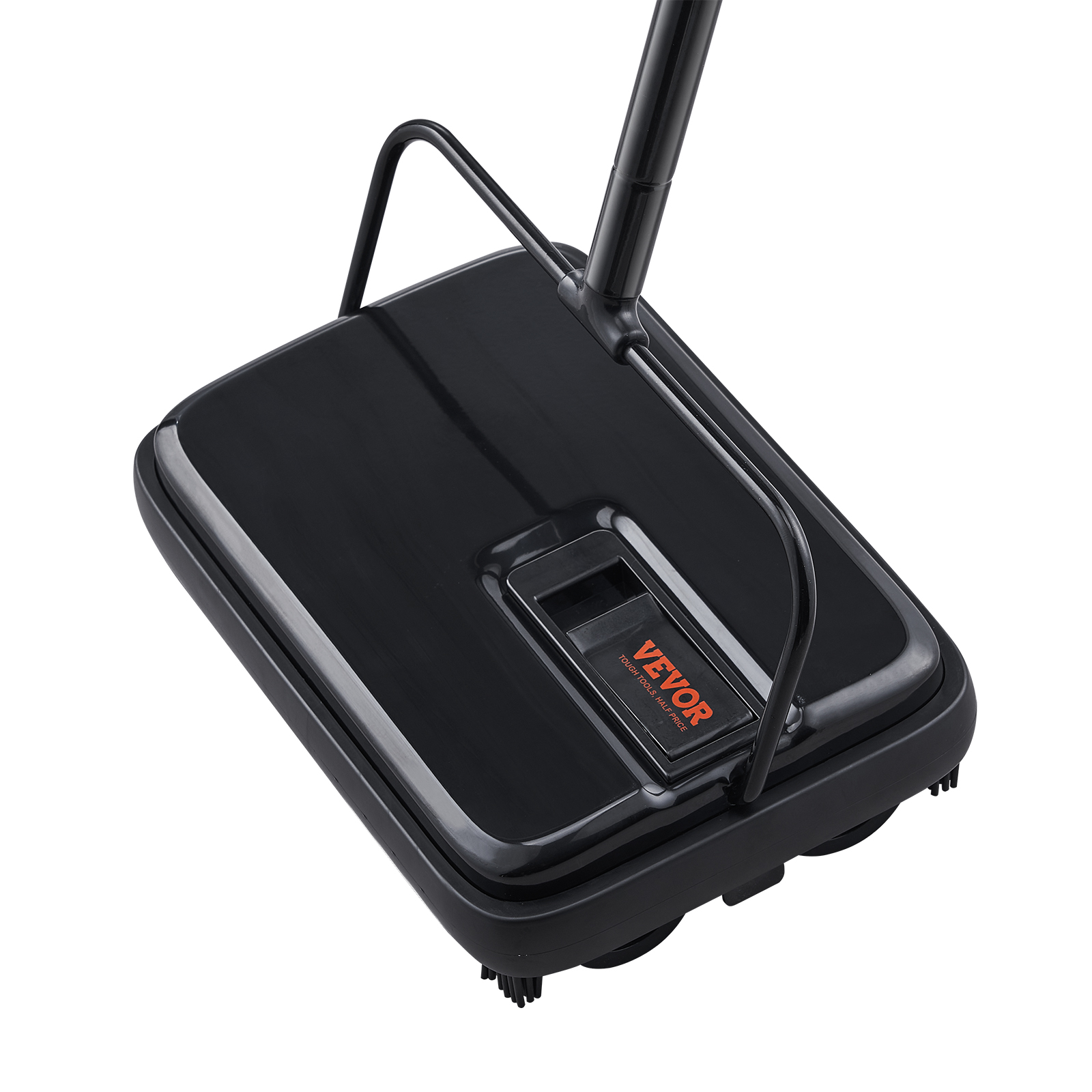 VEVOR Carpet Sweeper, 7.87 In Sweeping Paths, Floor Sweeper Manual Non Electric, 300 Ml Dustbin Capacity With Comb For Home Office Rugs Hardwood Surfaces Wood Floors Laminate, Cleans Dust Pet Hair image 5