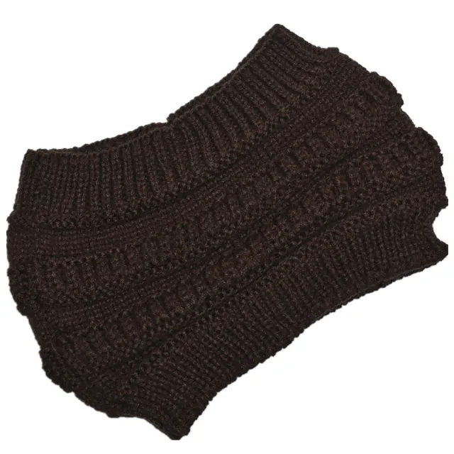 Ladies Knitted Hairband Widening Face Wash Head Cover Coffee - Shop at LoveMi