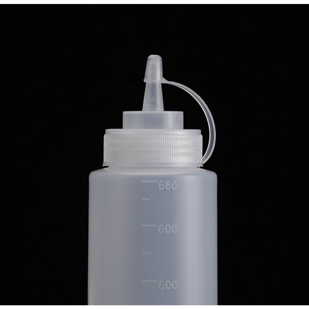 8 Pack Plastic Squeeze Sauce Bottles Kitchen Condiment Dispenser 500ml — image 7