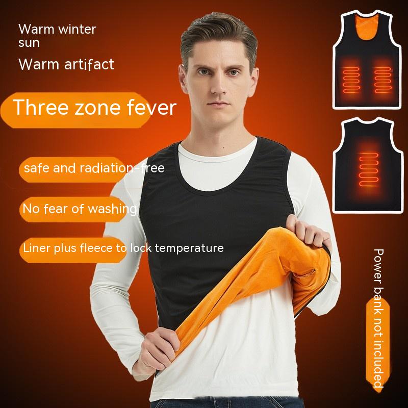 Title 1, Winter Intelligent Heating Tank Top For Men And...