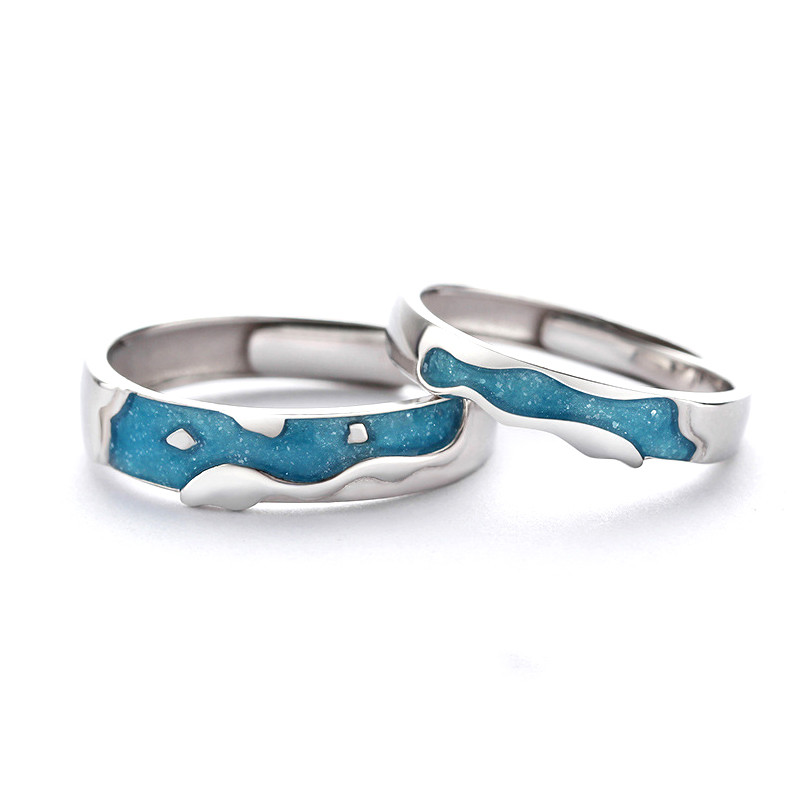 Title 2, Couple Fashion Sterling Silver Ring