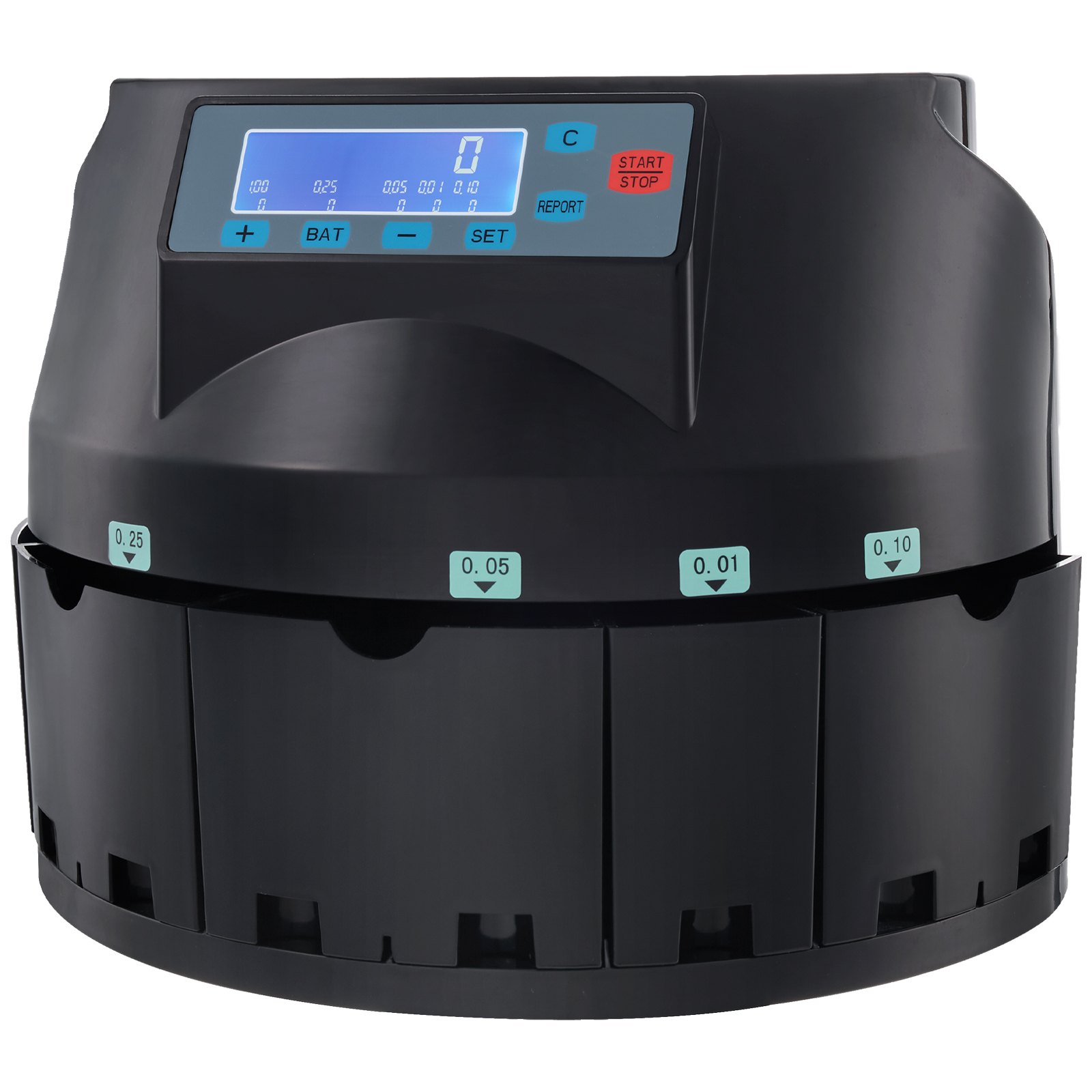 USD Coin Sorter Coin Counter Wrapper And Roller 300 Coins Min LCD Display