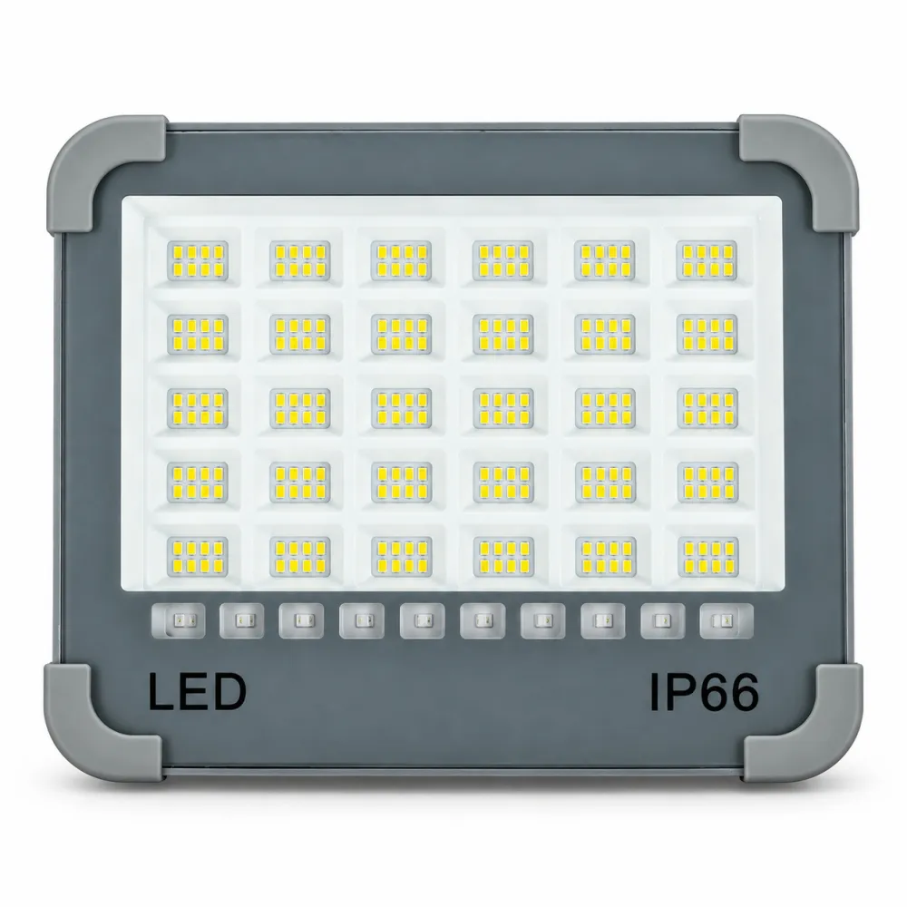 Solar Powered Rechargeable Magnetic Power Bank Function LED Work Light W7118 2 480LM 1200mAh Battery
