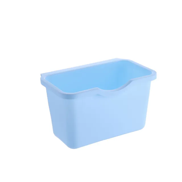 Creative Kitchen Cabinet Plastic Door Hanging Trash Can Blue - Shop at LoveMi